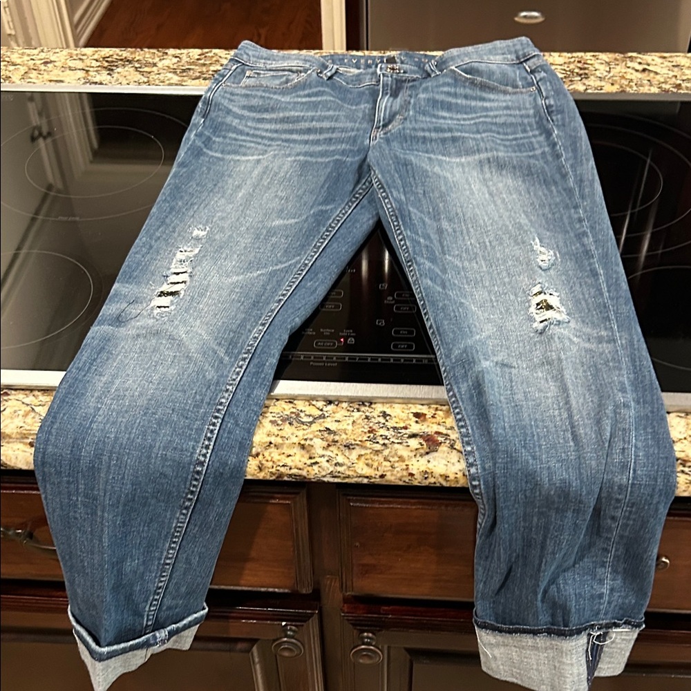 White House Black Market Light Blue Boyfriend Jeans